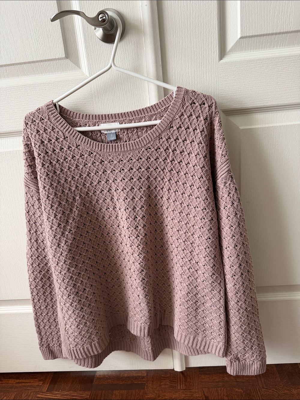 Old Navy Textured Crewneck Sweater - Dusty Rose